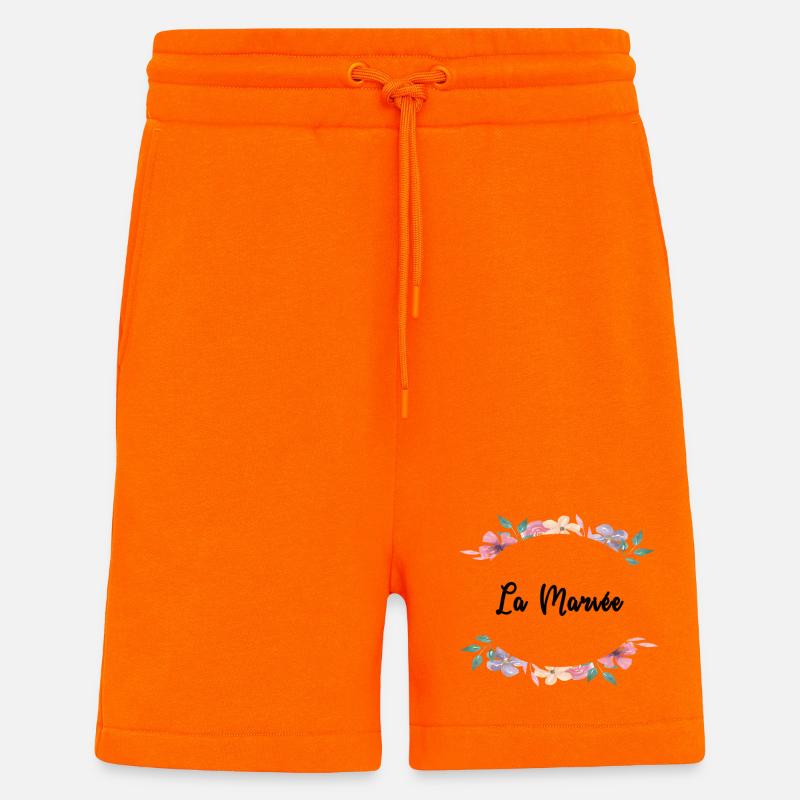 Blumenthema - Die Braut - Shorts - made by SPREAD - SUNSET ORANGE