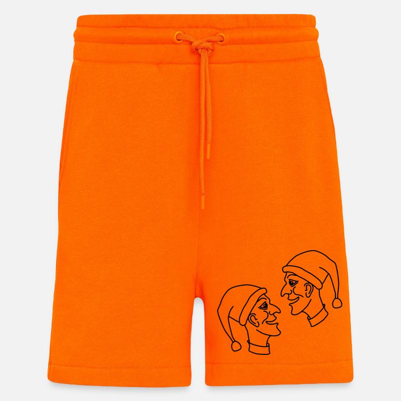 poupée - Short bio décontracté fabriqué en UE - SUNSET ORANGE