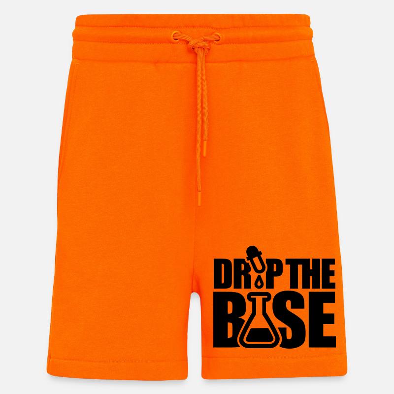 Drop the base - Short bio décontracté fabriqué en UE - SUNSET ORANGE