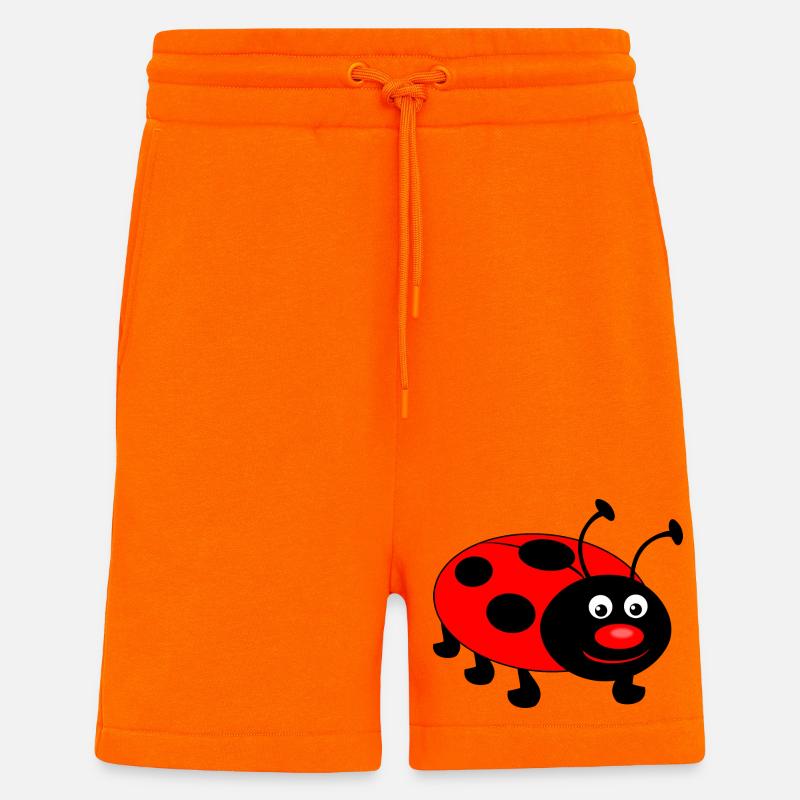 ladybug - Shorts - made by SPREAD - SUNSET ORANGE
