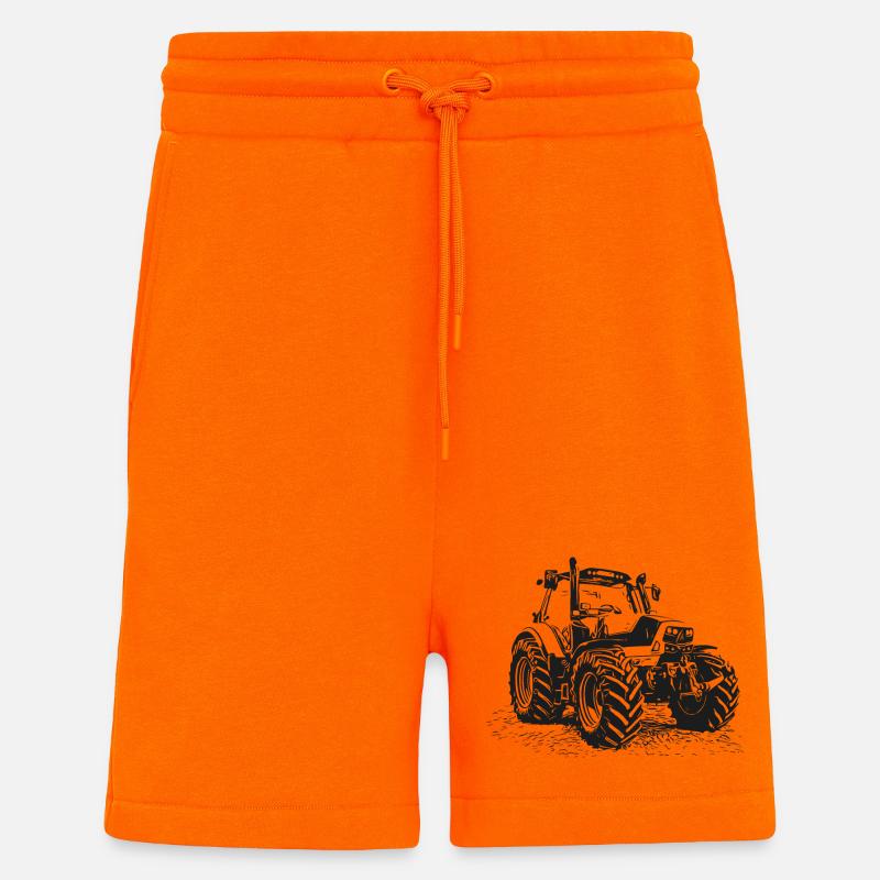 Traktor - Shorts - made by SPREAD - SUNSET ORANGE