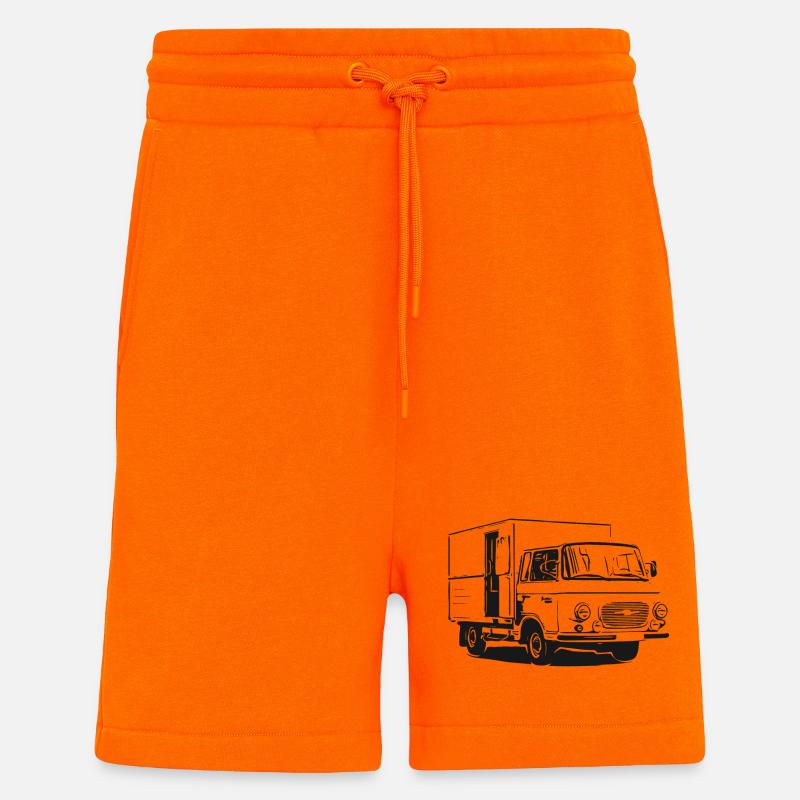 Barkas - Panel van - Shorts - made by SPREAD - SUNSET ORANGE