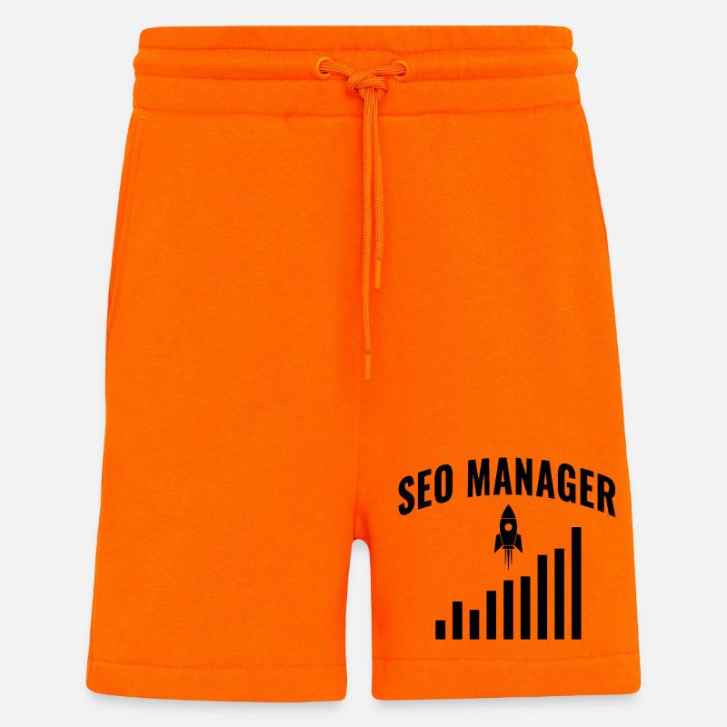 SEO Manager – Growth & Performance Design - Shorts - made by SPREAD - SUNSET ORANGE
