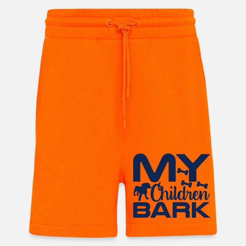 Hunde Bellen - Shorts - made by SPREAD - SUNSET ORANGE