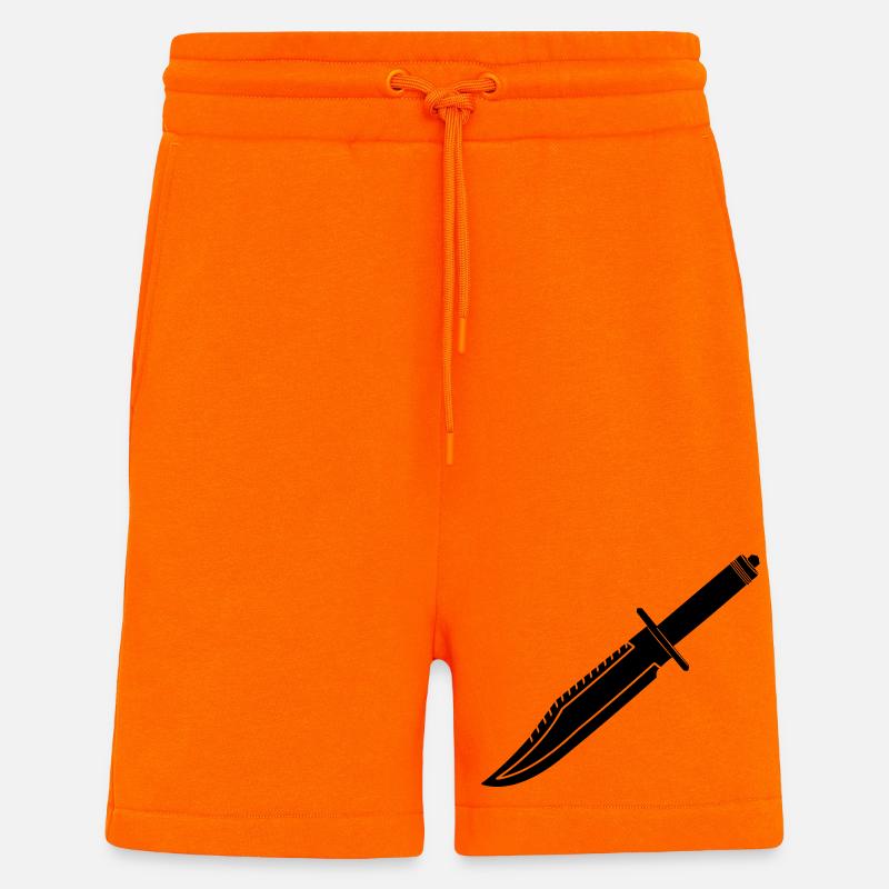 Rambo Messer lang - Shorts - made by SPREAD - SUNSET ORANGE