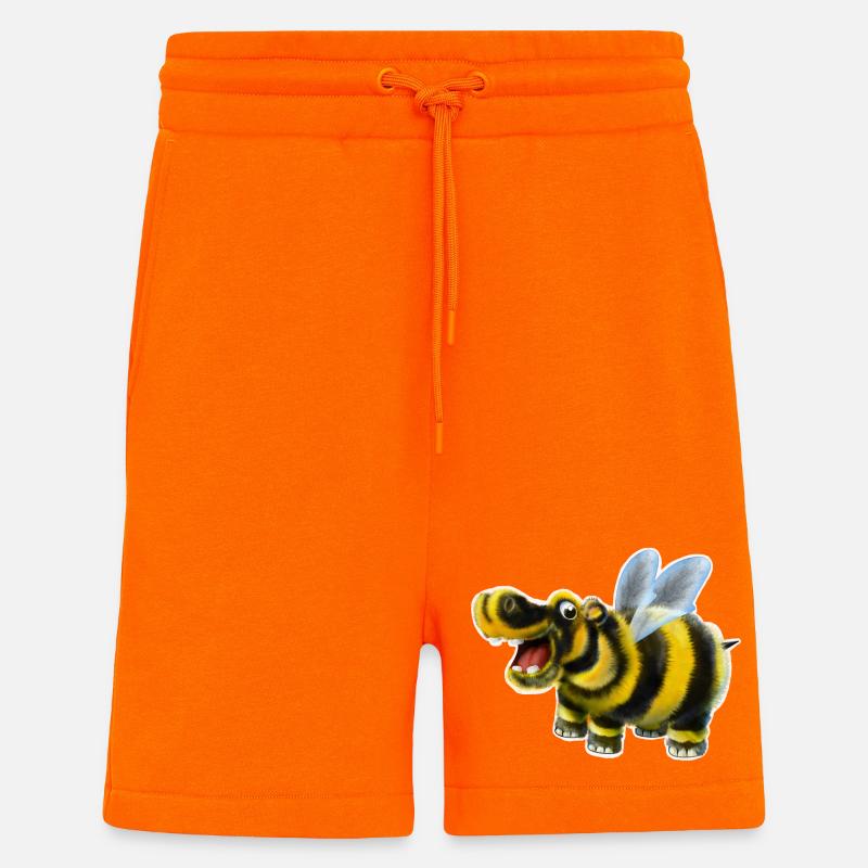 Das Hummel-Nilpferd - Shorts - made by SPREAD - SUNSET ORANGE
