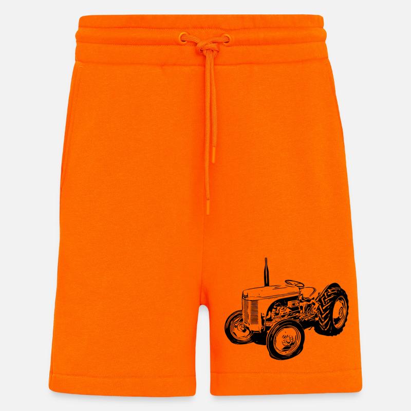 Stéphanie - Short bio décontracté fabriqué en UE - SUNSET ORANGE