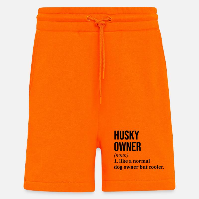 Rauque - Short bio décontracté fabriqué en UE - SUNSET ORANGE