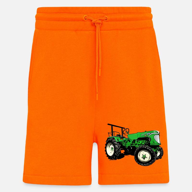 Güldner ADN-8 Haifischmaul Traktor - Shorts - made by SPREAD - SUNSET ORANGE