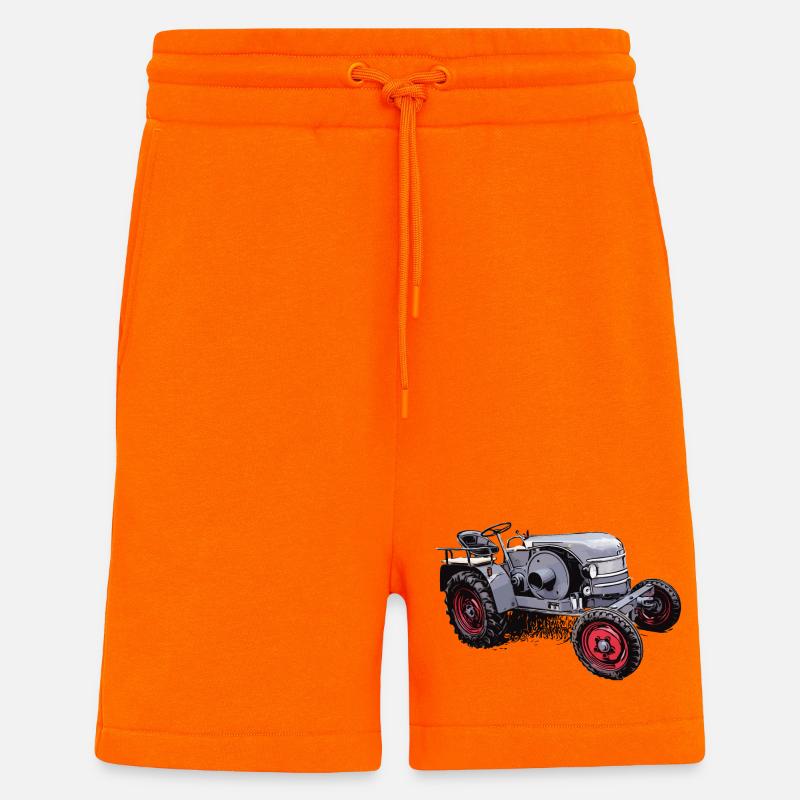 Oldtimer Traktor Kramer K12 - Shorts - made by SPREAD - SUNSET ORANGE