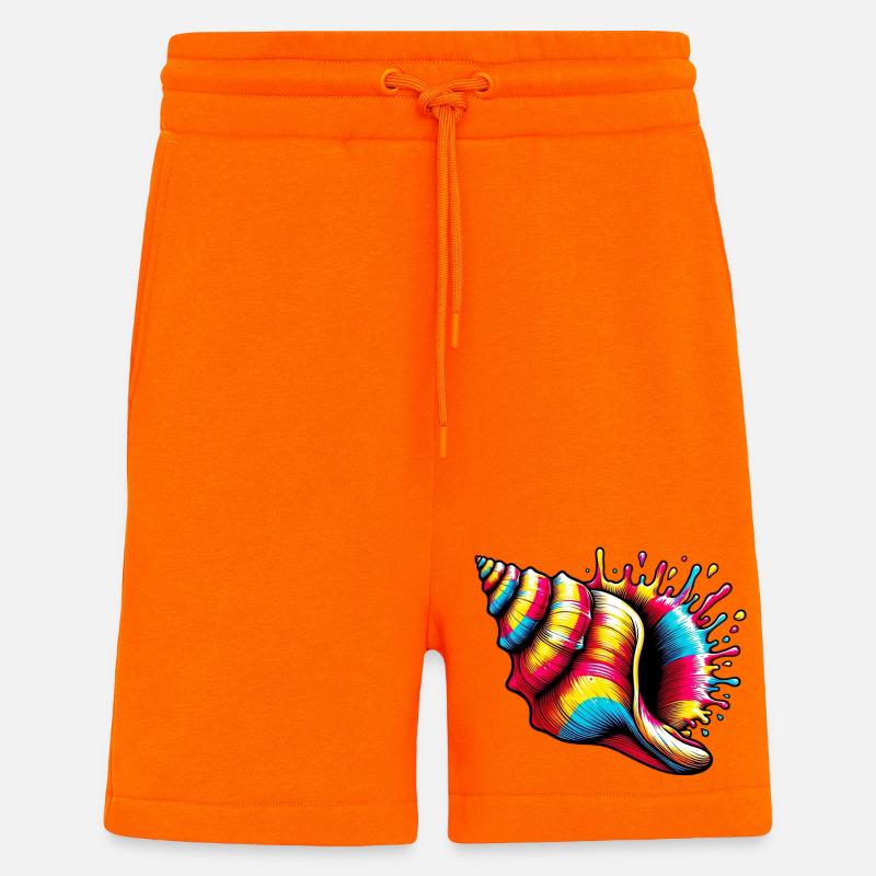 Muschel - Shorts - made by SPREAD - SUNSET ORANGE