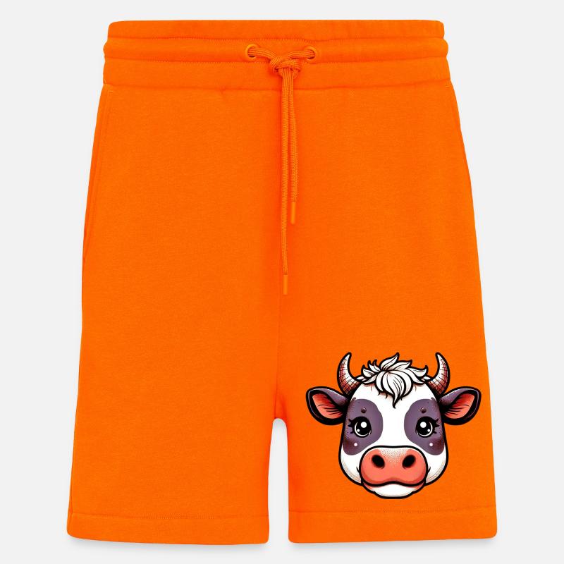 Kuh - Shorts - made by SPREAD - SUNSET ORANGE