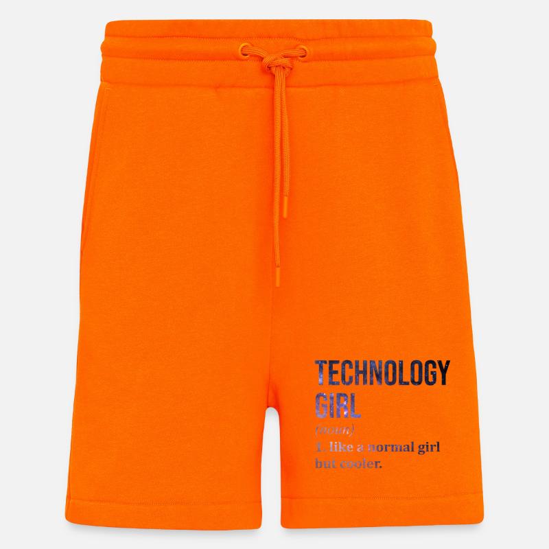 Technologie - Shorts - made by SPREAD - SUNSET ORANGE