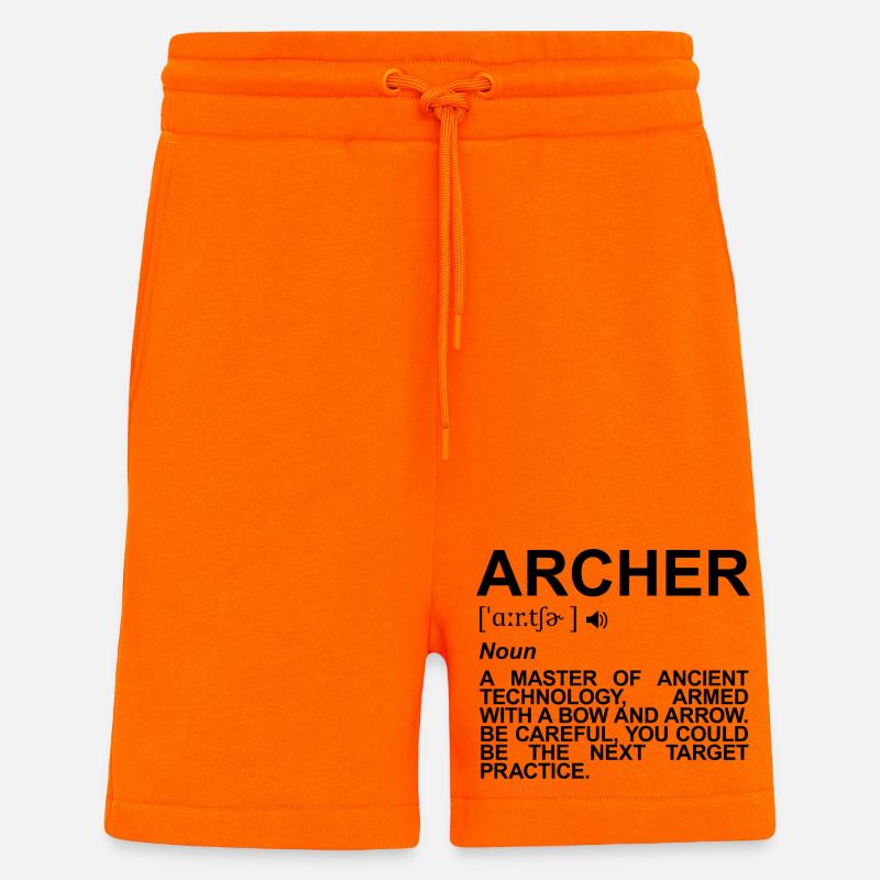 Bogenschütze Bedeutung - Shorts - made by SPREAD - SUNSET ORANGE