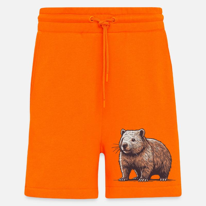 Wombat - Shorts - made by SPREAD - SUNSET ORANGE