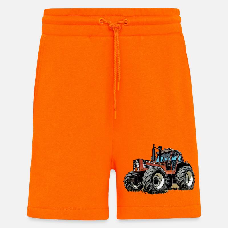 Ackerbeast 100 - Short bio décontracté fabriqué en UE - SUNSET ORANGE