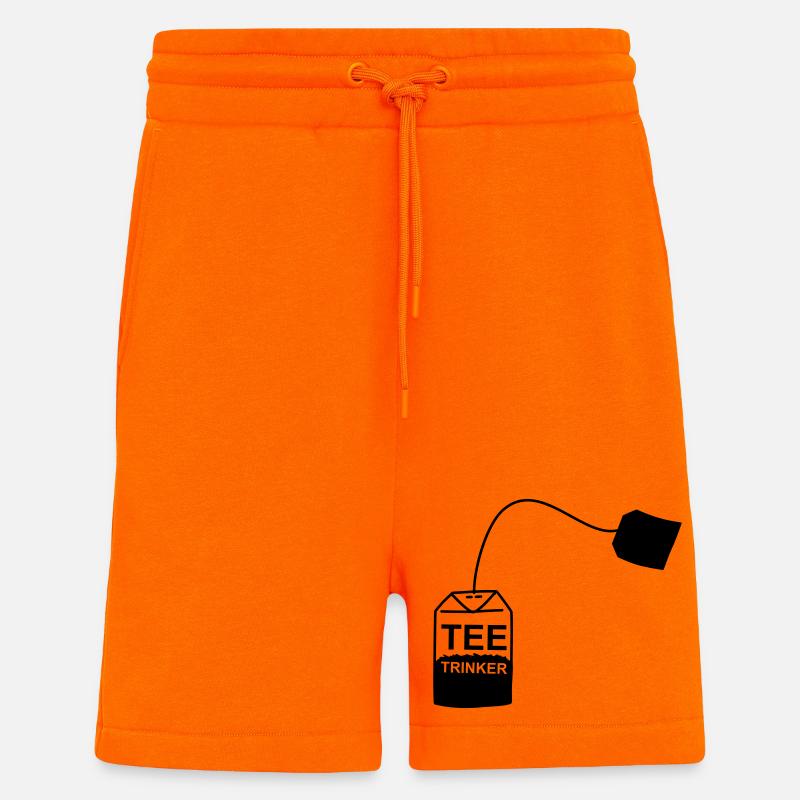 Tee_Kaffee_Earl_Grey_Teetrinker_Teesorten - Shorts - made by SPREAD - SUNSET ORANGE
