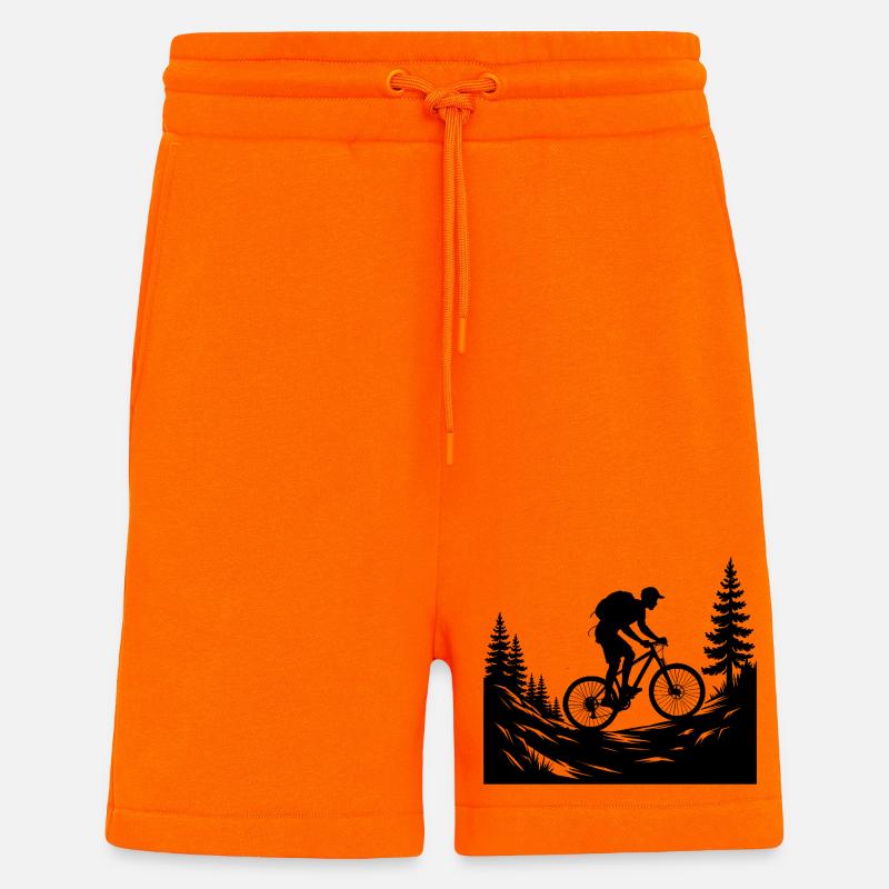 VTT VTT - Short bio décontracté fabriqué en UE - SUNSET ORANGE