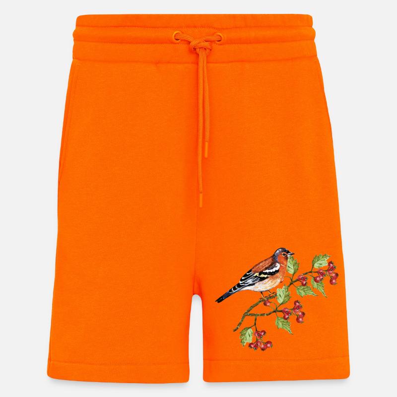 Bunter Vogel - Shorts - made by SPREAD - SUNSET ORANGE