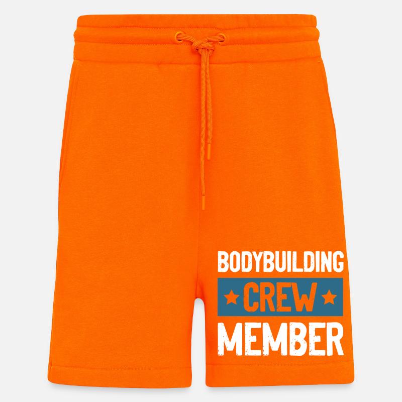 Bodybuilding Crew - Shorts - made by SPREAD - SUNSET ORANGE