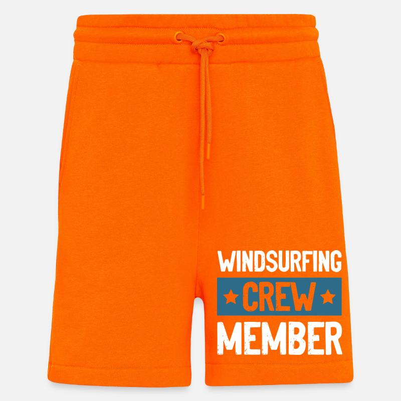 Équipe de lutte - Short bio décontracté fabriqué en UE - SUNSET ORANGE
