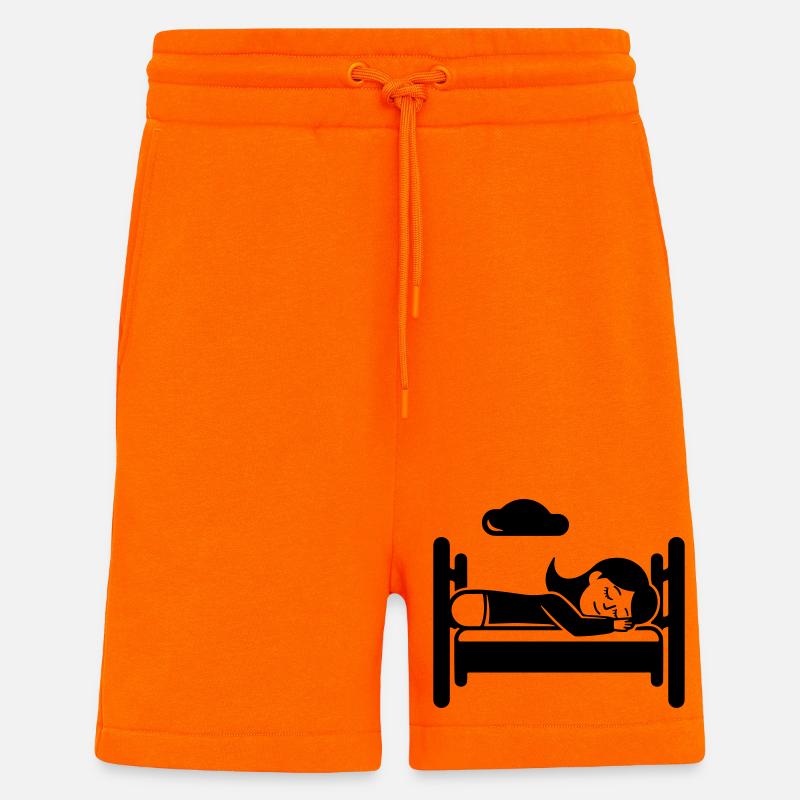 Sleeping Tired - Shorts - made by SPREAD - SUNSET ORANGE