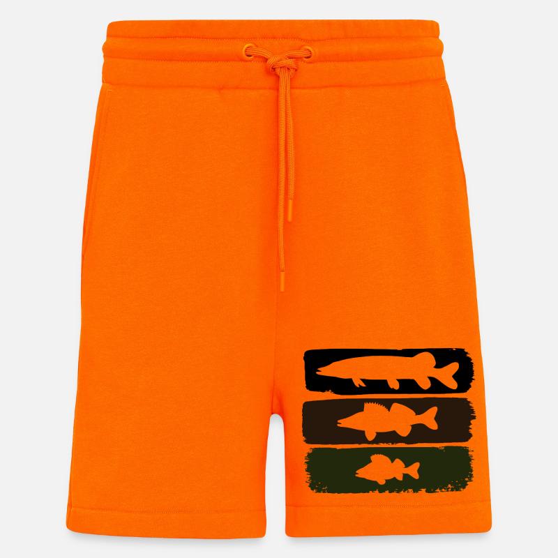Pike Zander Perch - Shorts - made by SPREAD - SUNSET ORANGE