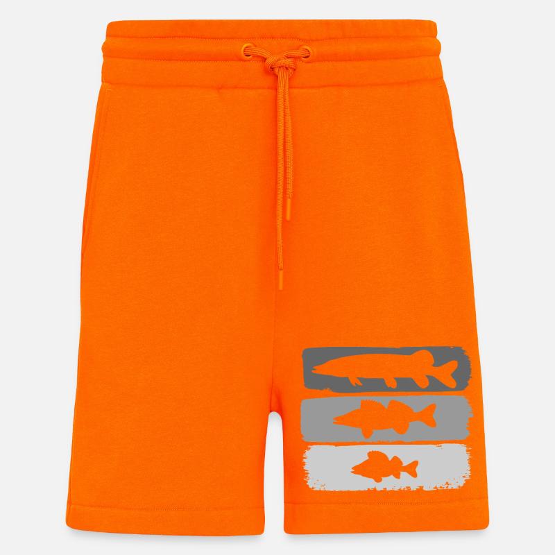 Pike Zander Perch - Shorts - made by SPREAD - SUNSET ORANGE