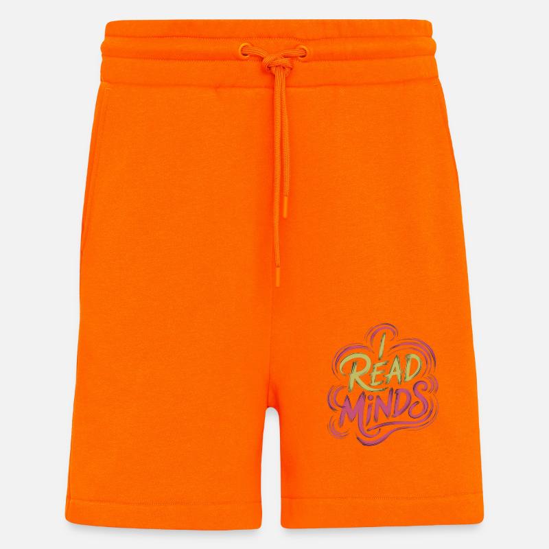 I Read Minds 16 - Shorts - made by SPREAD - SUNSET ORANGE