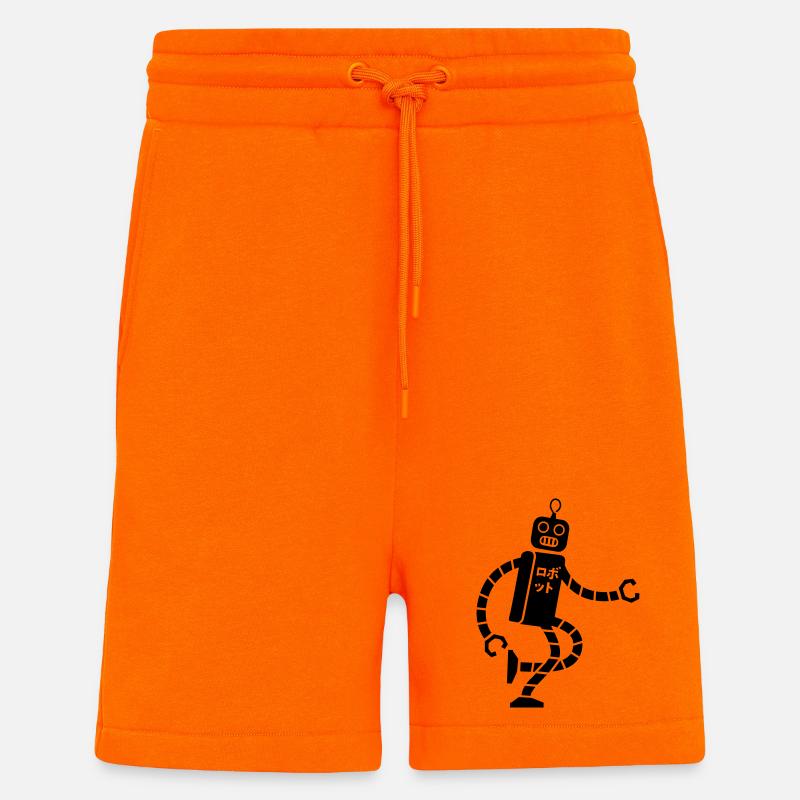 robot - Short bio décontracté fabriqué en UE - SUNSET ORANGE