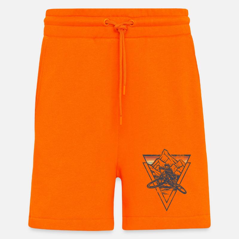 Summit Geometry Sunset - Shorts - made by SPREAD - SUNSET ORANGE