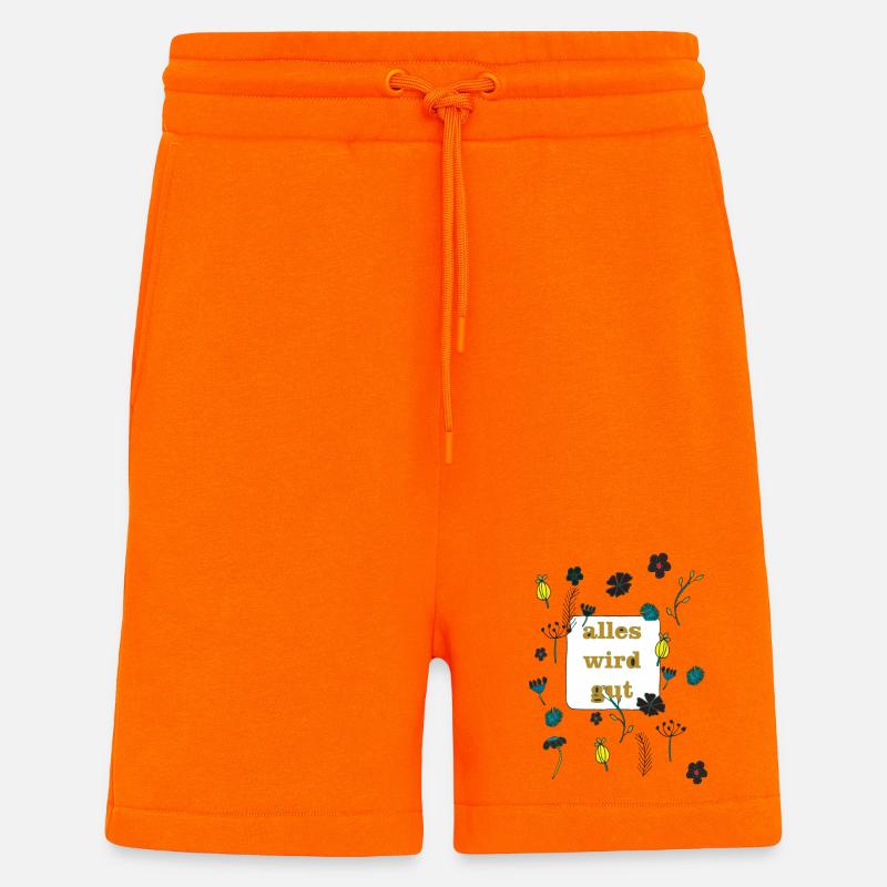 alles wird gut - Shorts - made by SPREAD - SUNSET ORANGE