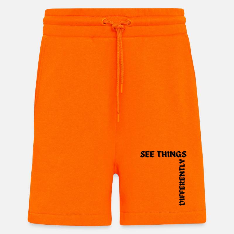 See things differently - Shorts - made by SPREAD - SUNSET ORANGE