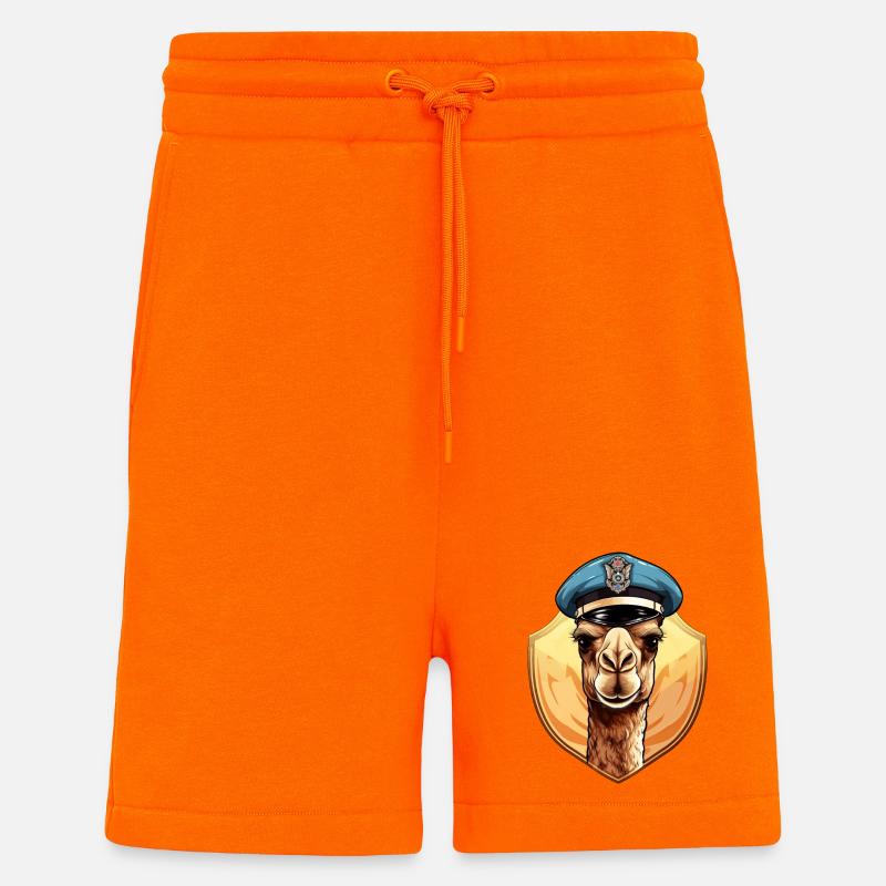 Polizei Kamel - Shorts - made by SPREAD - SUNSET ORANGE
