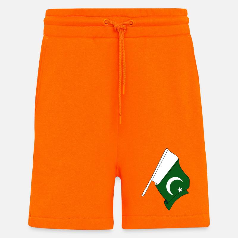 Flagge Pakistan - Shorts - made by SPREAD - SUNSET ORANGE