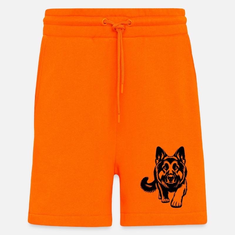 Deutscher schäferhund - Shorts - made by SPREAD - SUNSET ORANGE