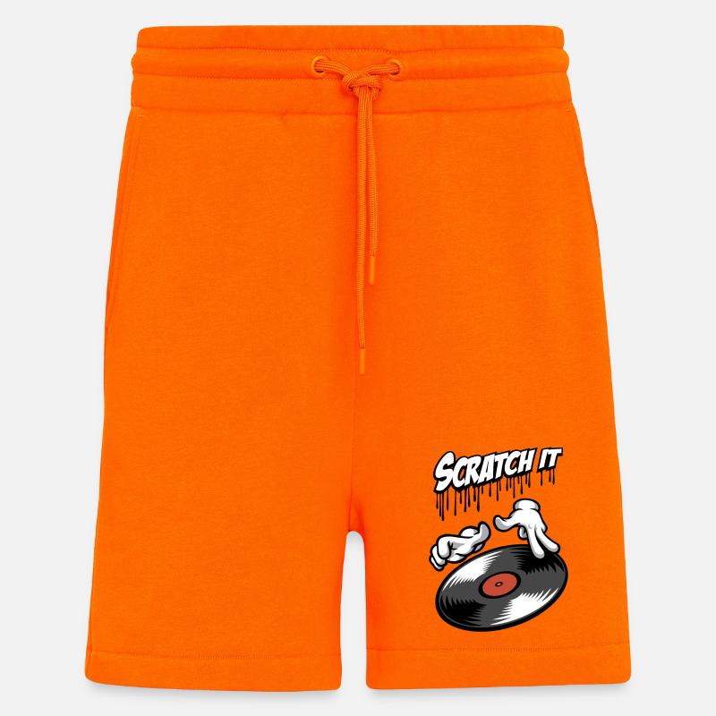 Scratch it - Short bio décontracté fabriqué en UE - SUNSET ORANGE