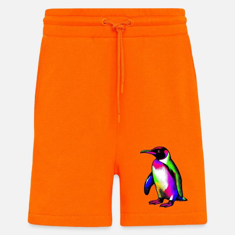 Penguin - Shorts - made by SPREAD - SUNSET ORANGE