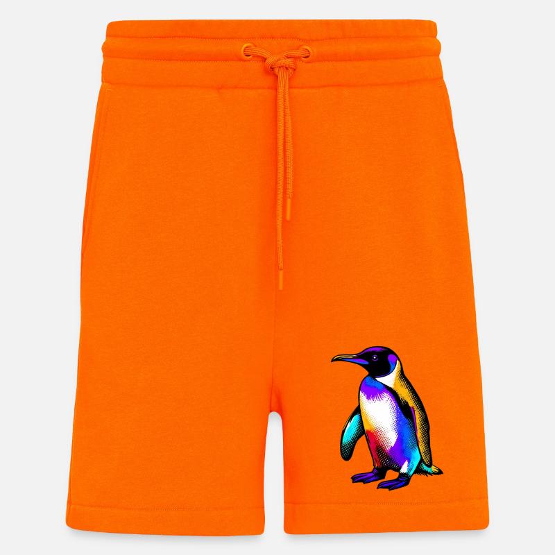 Penguin - Shorts - made by SPREAD - SUNSET ORANGE