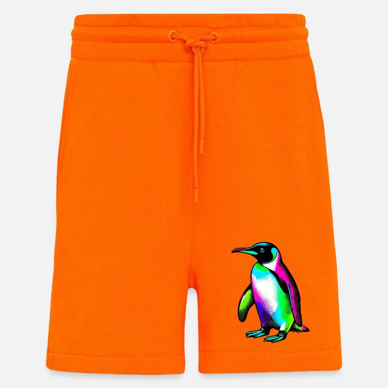 Penguin - Shorts - made by SPREAD - SUNSET ORANGE