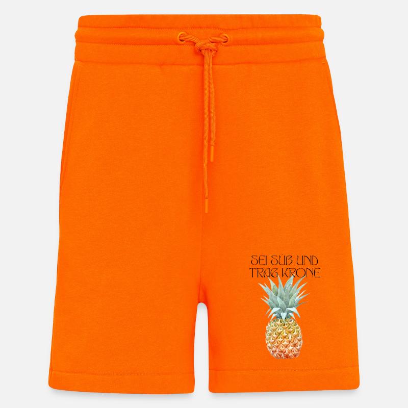 Sei süß und trag Krone - Shorts - made by SPREAD - SUNSET ORANGE