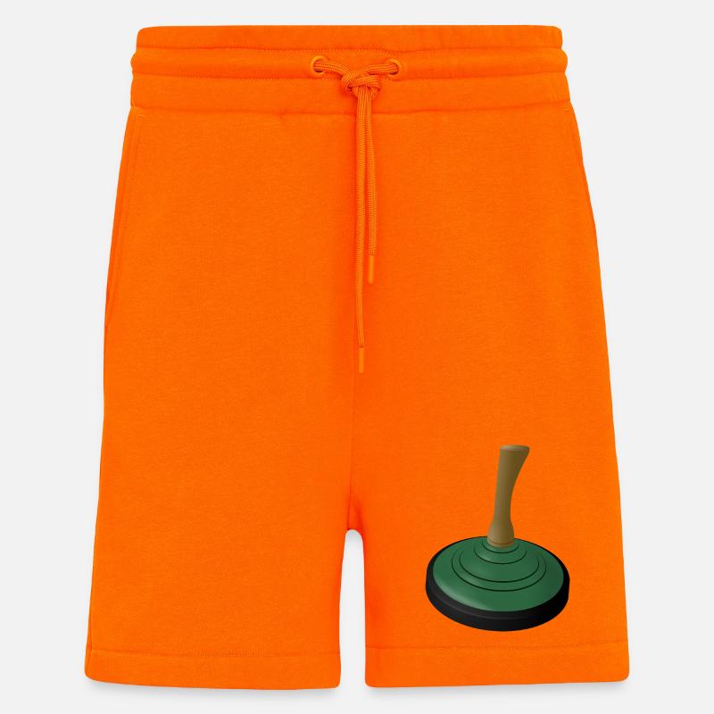 2025 BOUILLON DE GLACE Vert - Short bio décontracté fabriqué en UE - SUNSET ORANGE