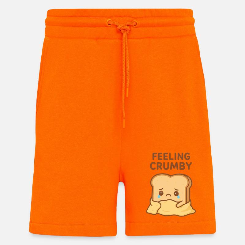 Feeling Crumby Toast Maskottchen - Shorts - made by SPREAD - SUNSET ORANGE
