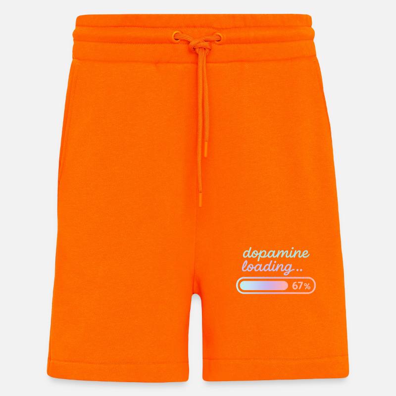 Dopamine Loading Pastel Gradient - Shorts - made by SPREAD - SUNSET ORANGE