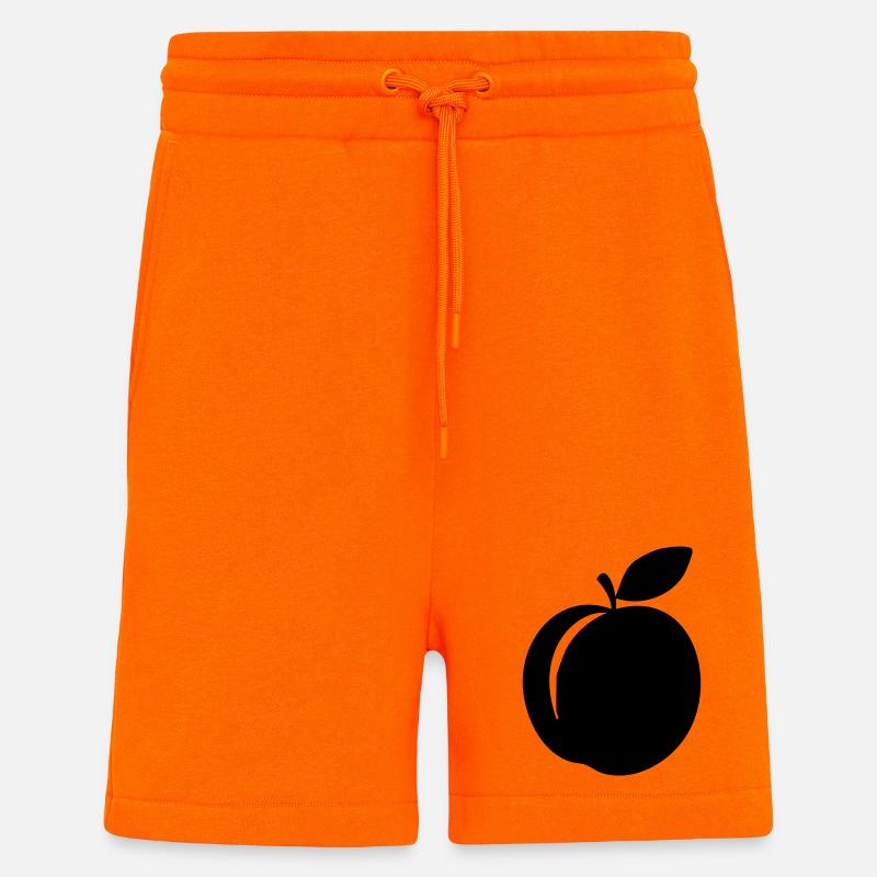 Pfirsich-Silhouette – süßes Sommerdesign - Shorts - made by SPREAD - SUNSET ORANGE
