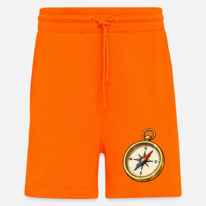 Compass - Shorts - made by SPREAD - SUNSET ORANGE