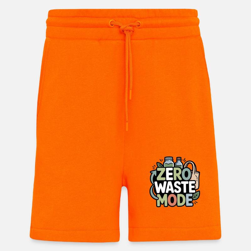 zero-waste-mode - Shorts - made by SPREAD - SUNSET ORANGE