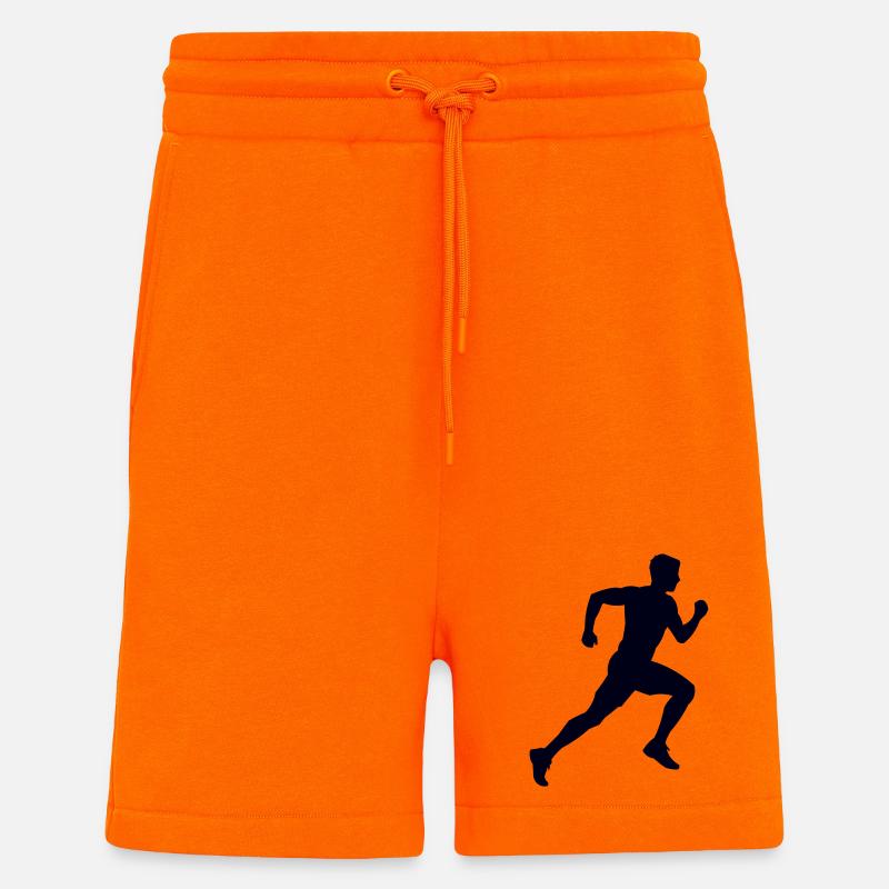 Runner jogging - Shorts - made by SPREAD - SUNSET ORANGE
