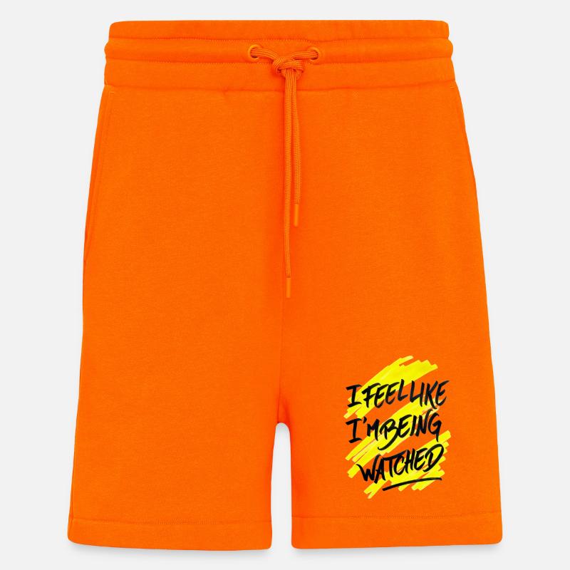Regardé - Short bio décontracté fabriqué en UE - SUNSET ORANGE