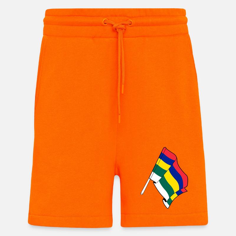 Terschelling-Flagge – Inselstolz - Shorts - made by SPREAD - SUNSET ORANGE